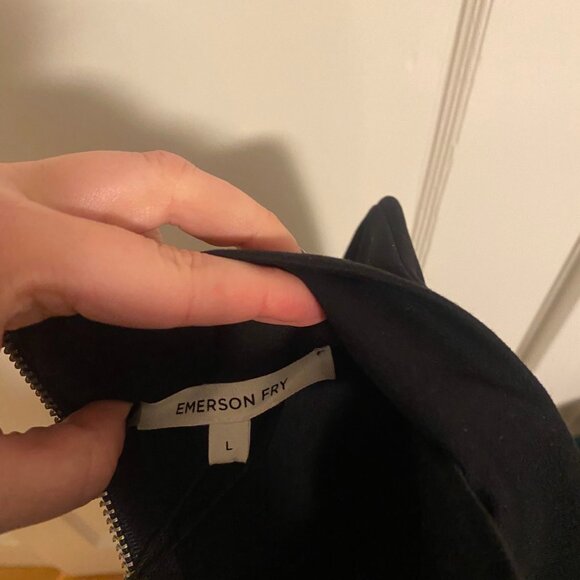 Emerson Fry Classic Black Long Sleeve Dress - Picture 6 of 7